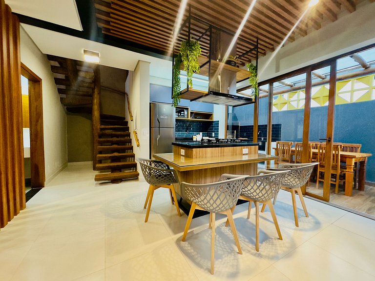 Casa Banyak c/SPA e Churrasqueira na Orla Itagua