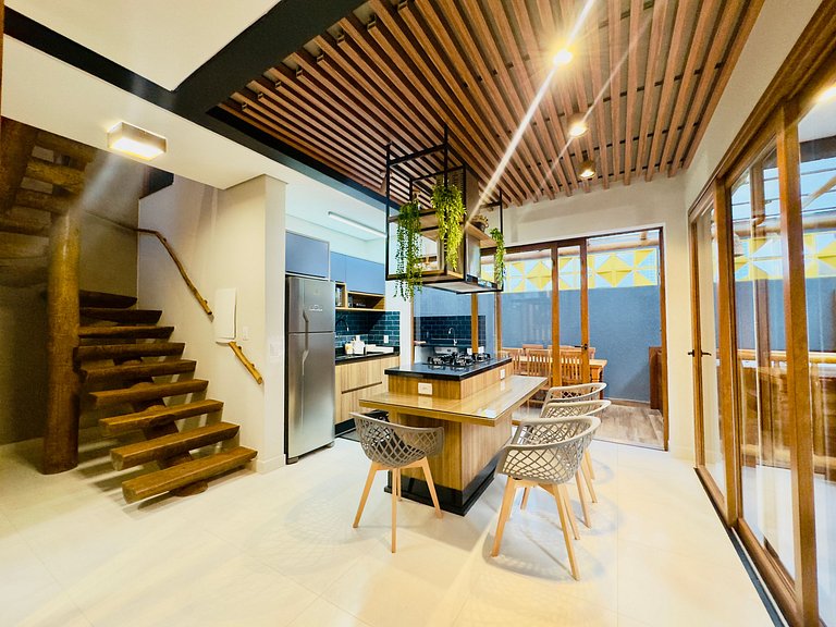 Casa Banyak c/SPA e Churrasqueira na Orla Itagua