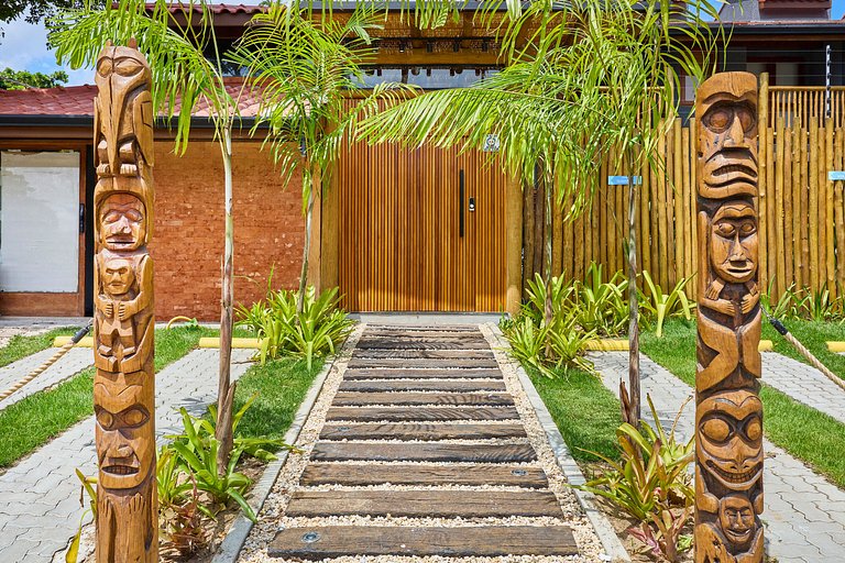 Casa Banyak c/SPA e Churrasqueira na Orla Itagua