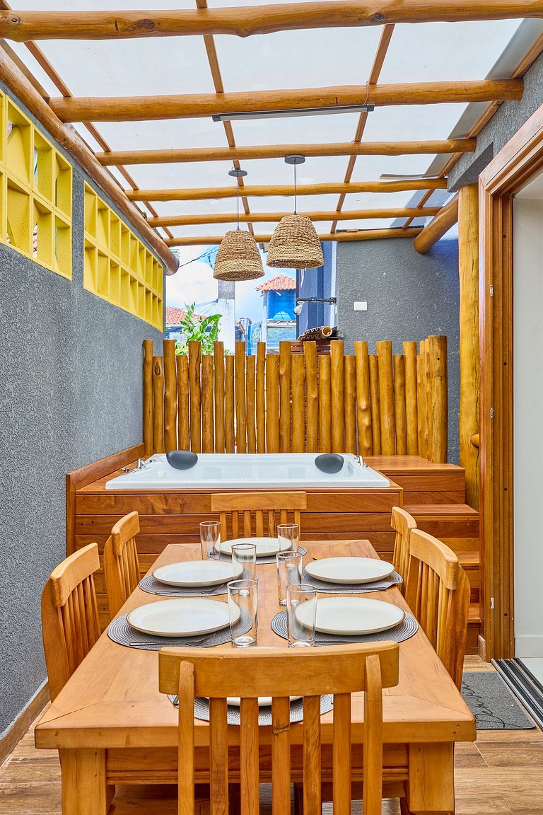 Casa Banyak c/SPA e Churrasqueira na Orla Itagua