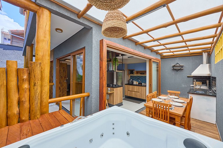 Casa Banyak c/SPA e Churrasqueira na Orla Itagua